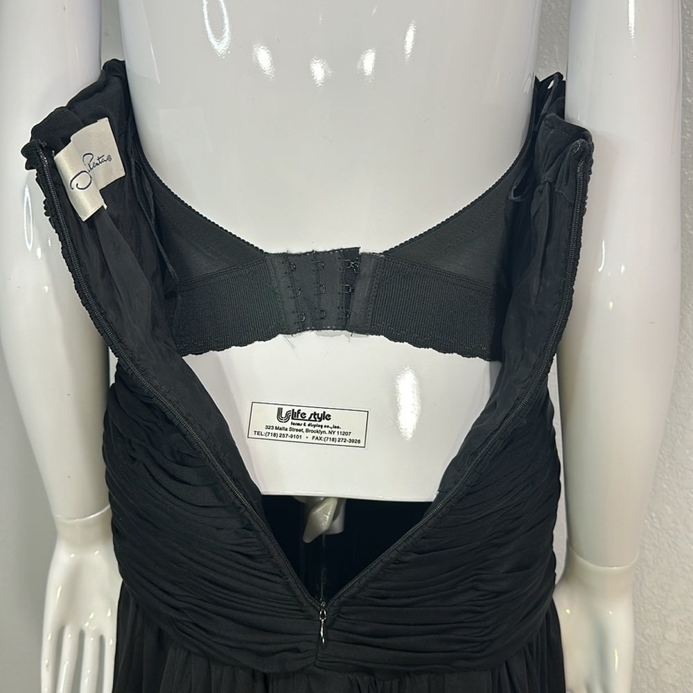Vintage Oscar De La Renta Strapless Gown - Picture 8 of 11